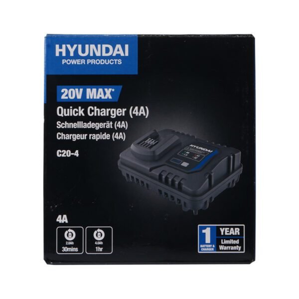 C20-4-7 Cargador de batería C20-4 HYUNDAI de LI-ION 20V 4A