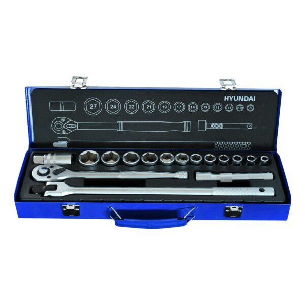 Juego de autoclé, cuadro de media 1/2" HYJH16 HYUNDAI